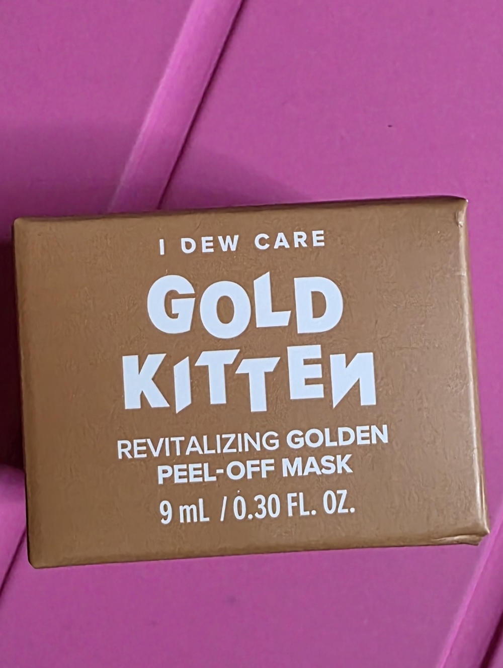 I Dew Care Gold Kitten Revitalizing Golden Peel-Off Mask